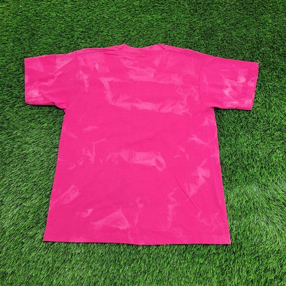 Vintage 80s Screen-Stars Shirt Womens Large 20x25 Pink - Picture 2 of 12